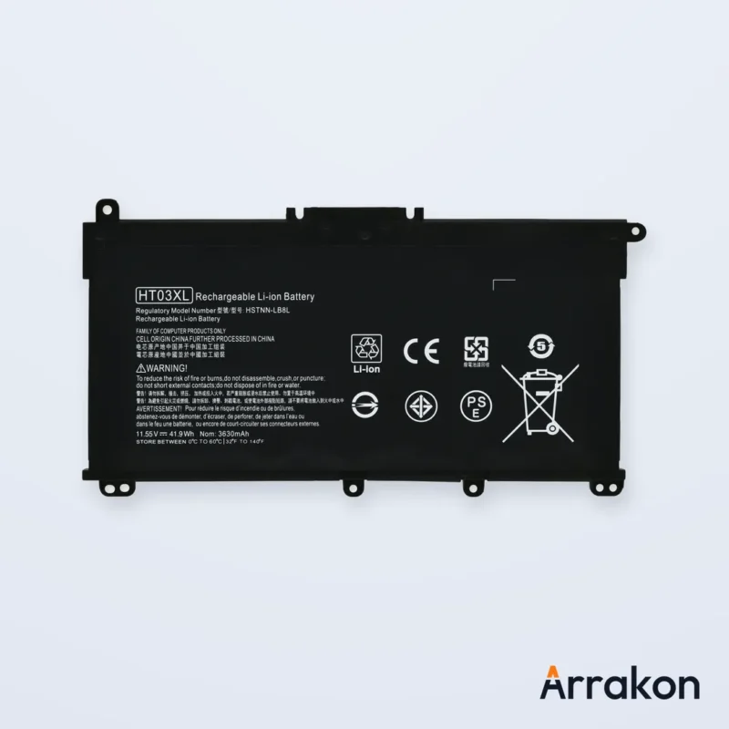 HP Laptop Replacement Battery — HT03XL and HS04 Types