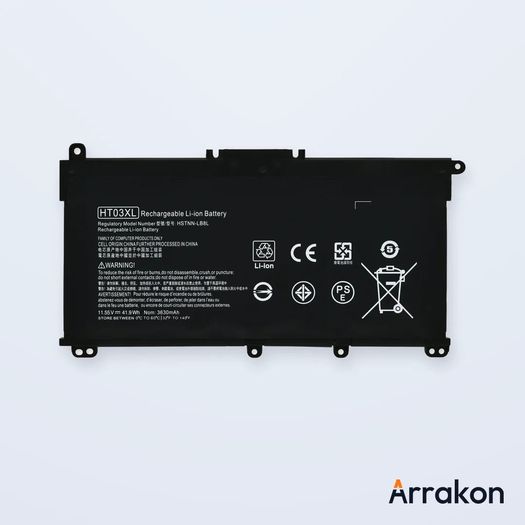 HP Laptop Replacement Battery — HT03XL and HS04 Types