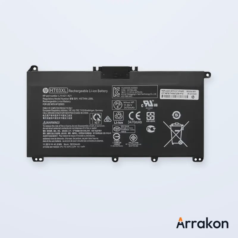 HP Laptop Replacement Battery — HT03XL and HS04 Types, view 5 of 27
