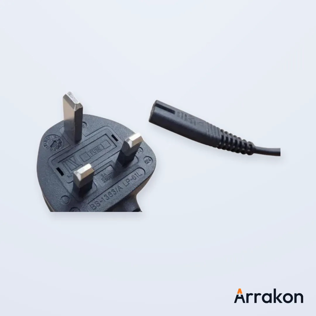 IEC C13 Desktop/Monitor Power Cable 1.5m (3-Pin)
