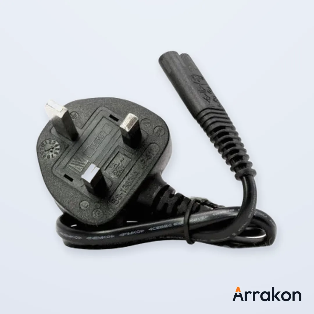IEC C13 Desktop/Monitor Power Cable 1.5m (3-Pin)