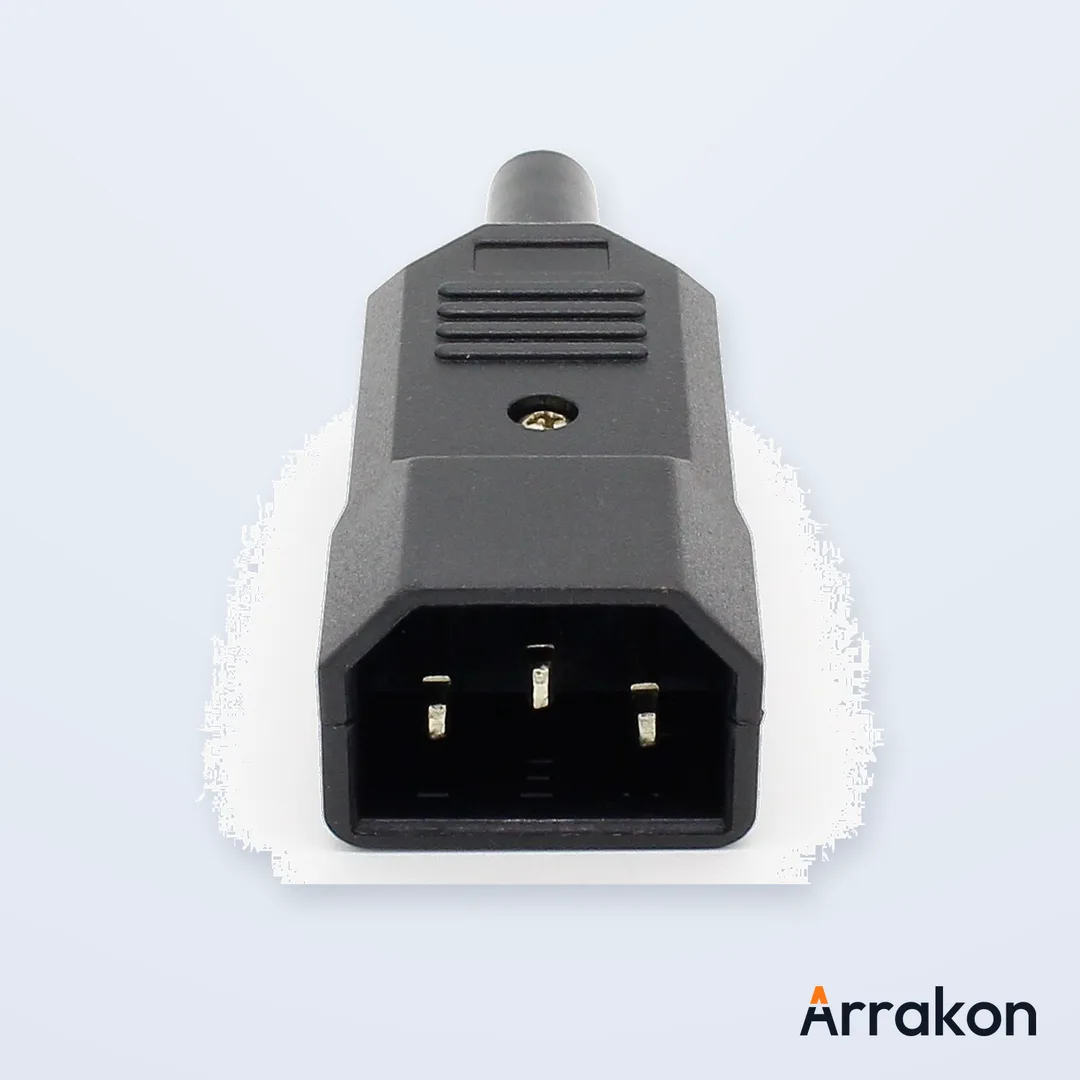 IEC C13 to C14 Back-to-Back Power Extension Cable 1.8m