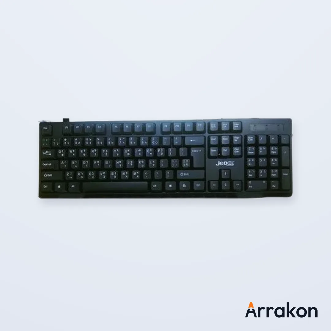 Jedel K29 USB Wired Office Keyboard with Bangla