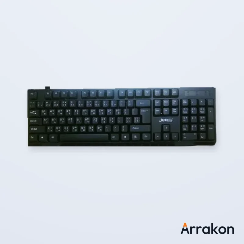 Jedel K29 USB Wired Office Keyboard with Bangla, view 5 of 8