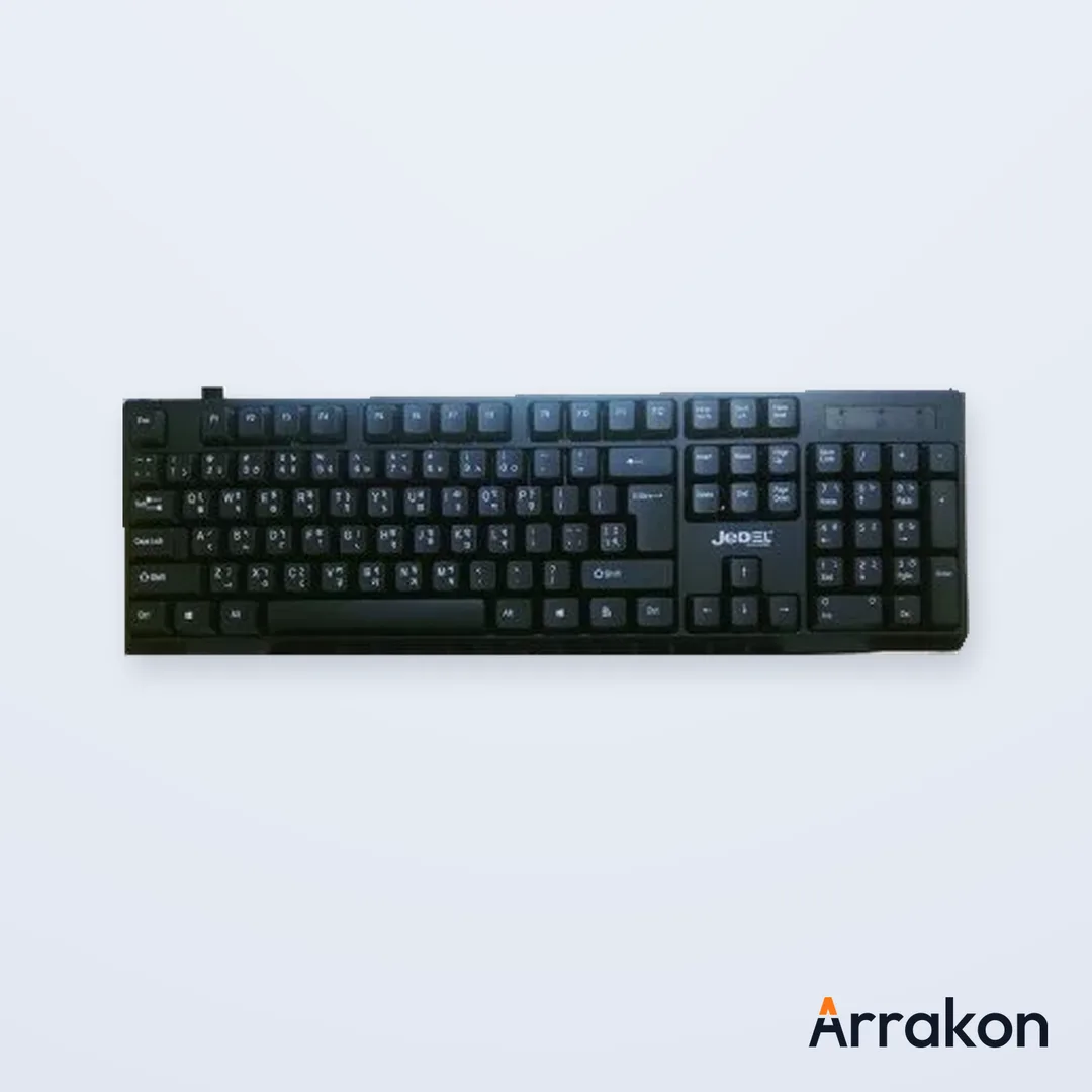 Jedel K29 USB Wired Office Keyboard with Bangla