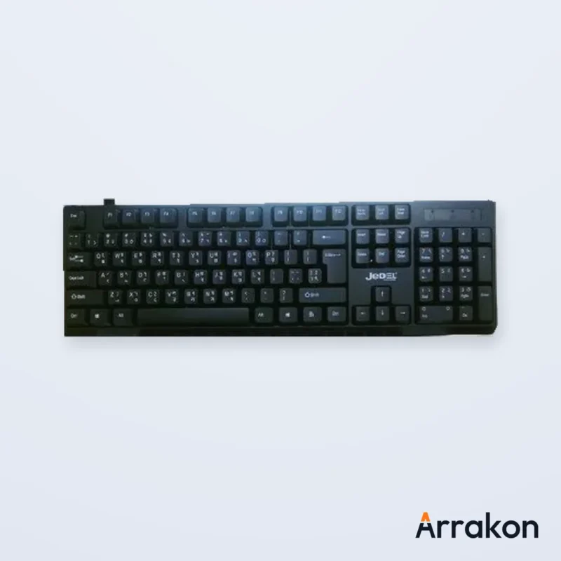 Jedel K29 USB Wired Office Keyboard with Bangla, view 6 of 8