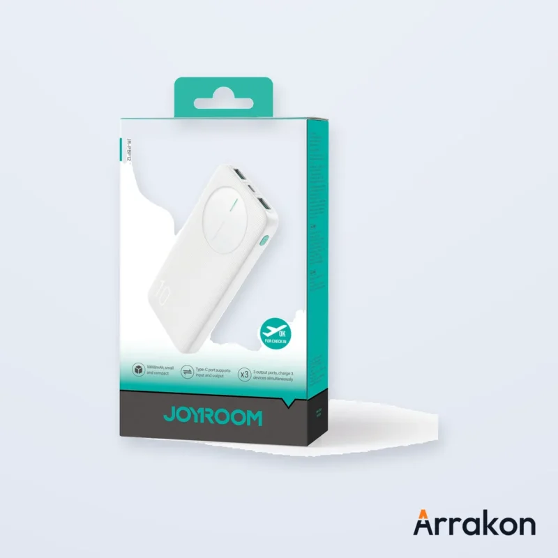 Joyroom JR-PBF12 2.4A LED 12W 10000mAh Power Bank, view 2 of 16
