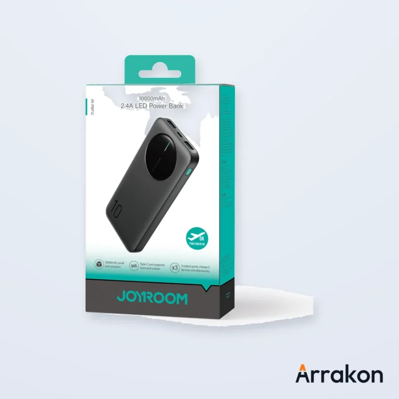 Joyroom JR-PBF12 2.4A LED 12W 10000mAh Power Bank, view 7 of 16