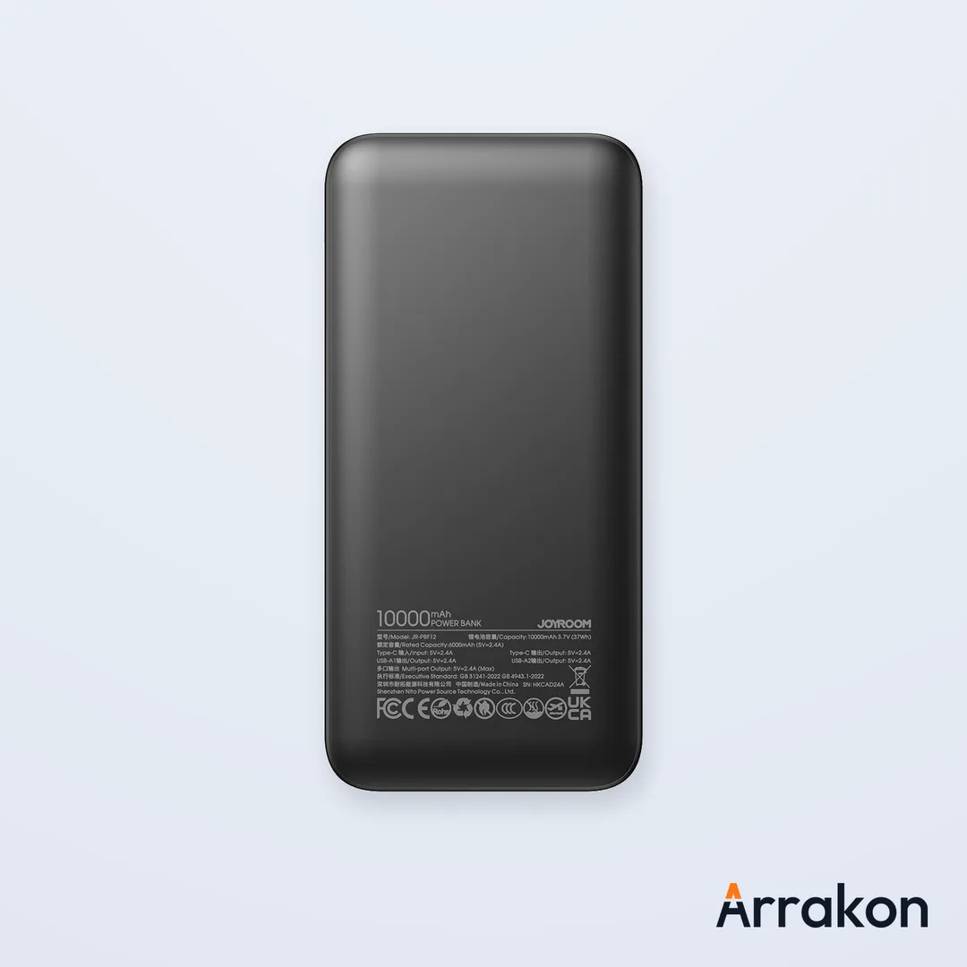 Joyroom JR-PBF12 2.4A LED 12W 10000mAh Power Bank