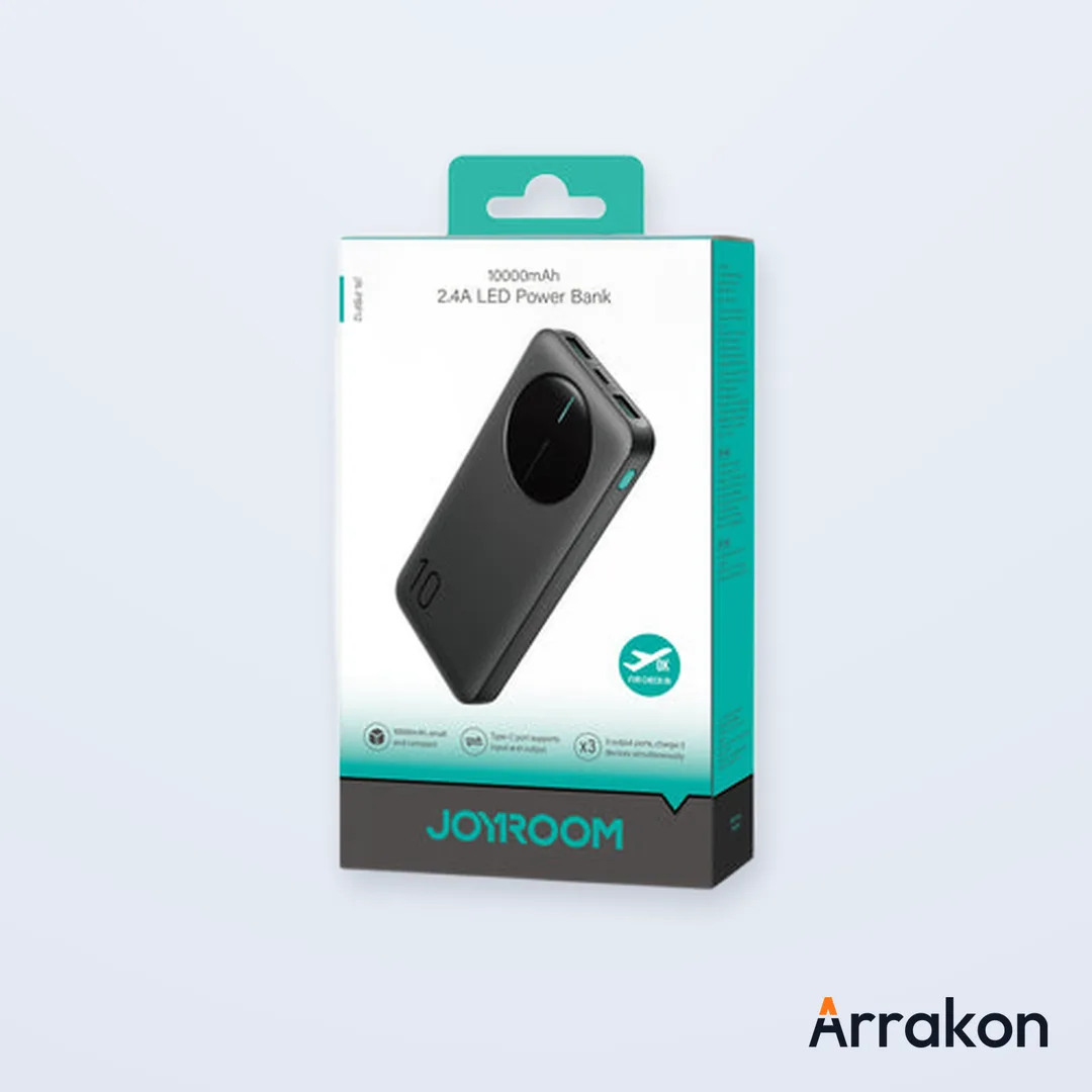 Joyroom JR-PBF12 2.4A LED 12W 10000mAh Power Bank