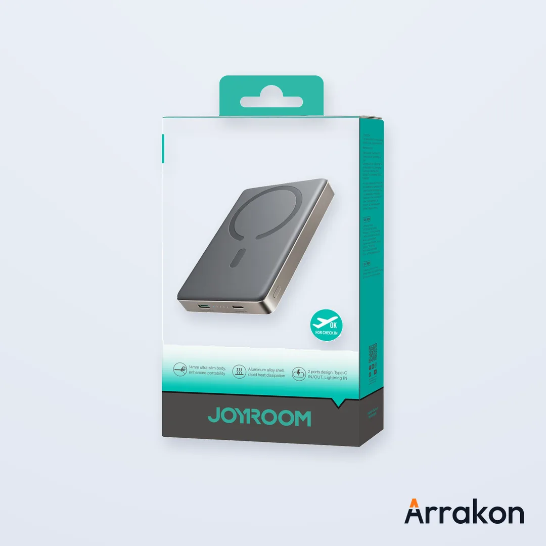 Joyroom JR-PBM08 Pro 20W Metal Magnetic Wireless Power Bank 10000mAh