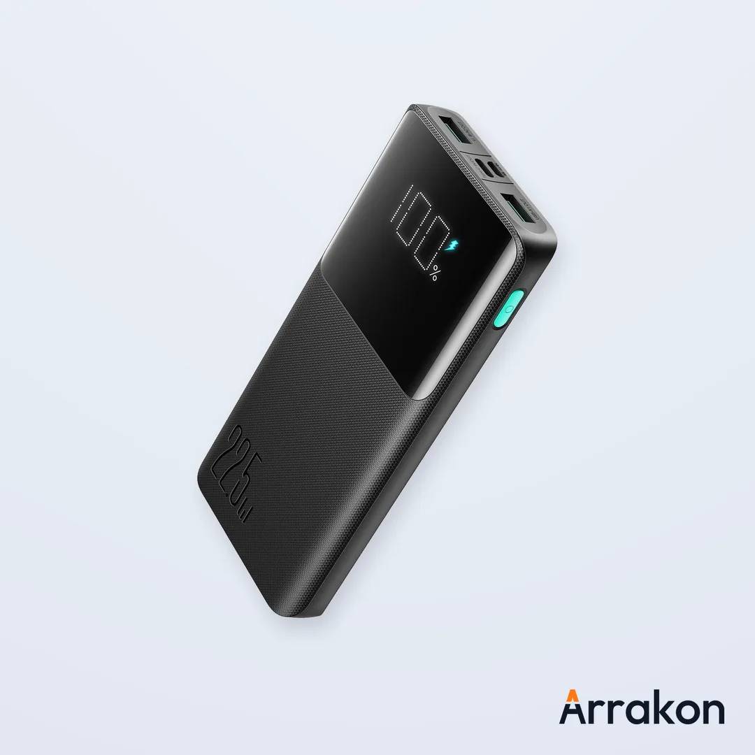 Joyroom JR-QP191 10000mAh 22.5W Fast Charging Power Bank with LED Digital Display
