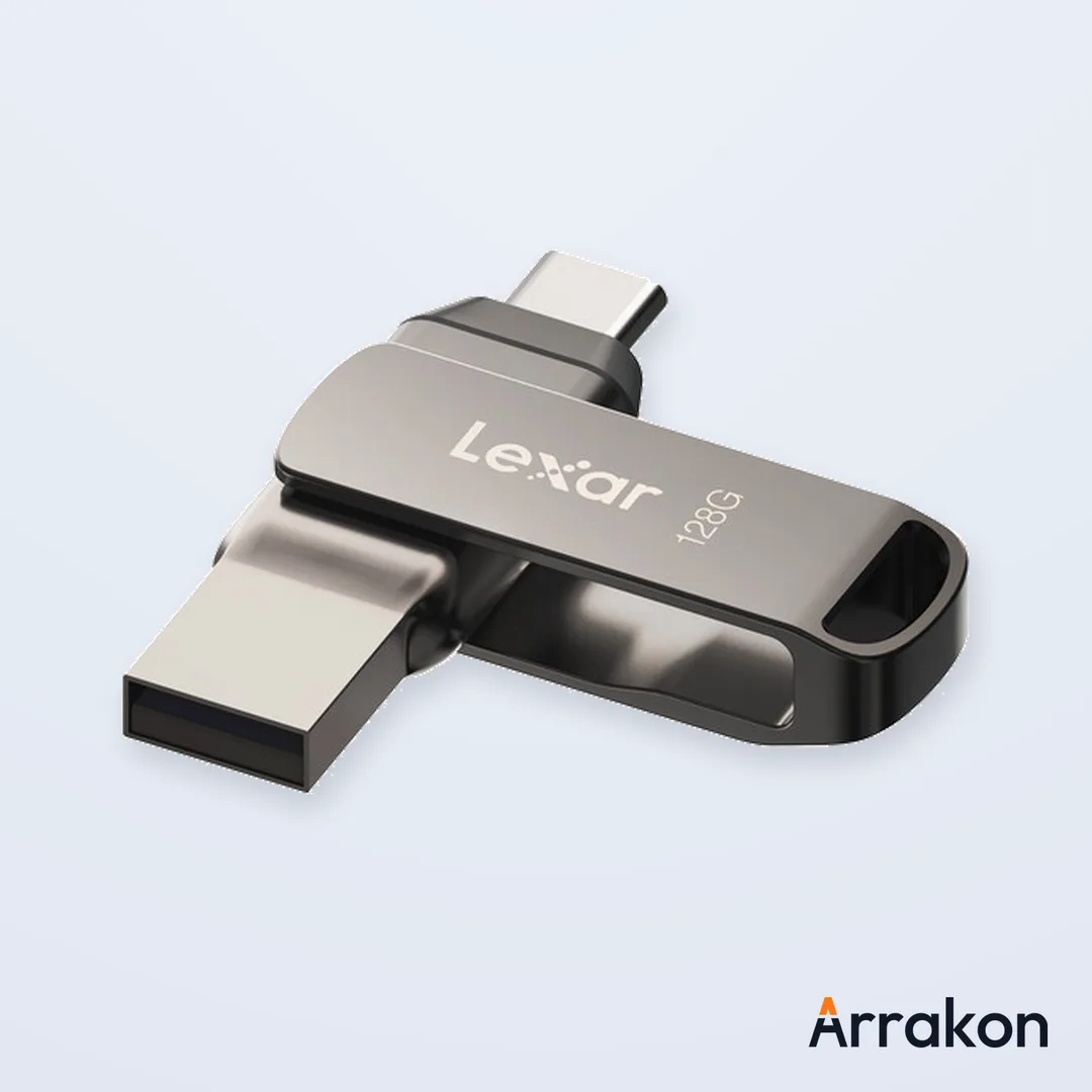 Lexar JumpDrive Dual Drive D400 128GB USB 3.1 Type-C Pen Drive