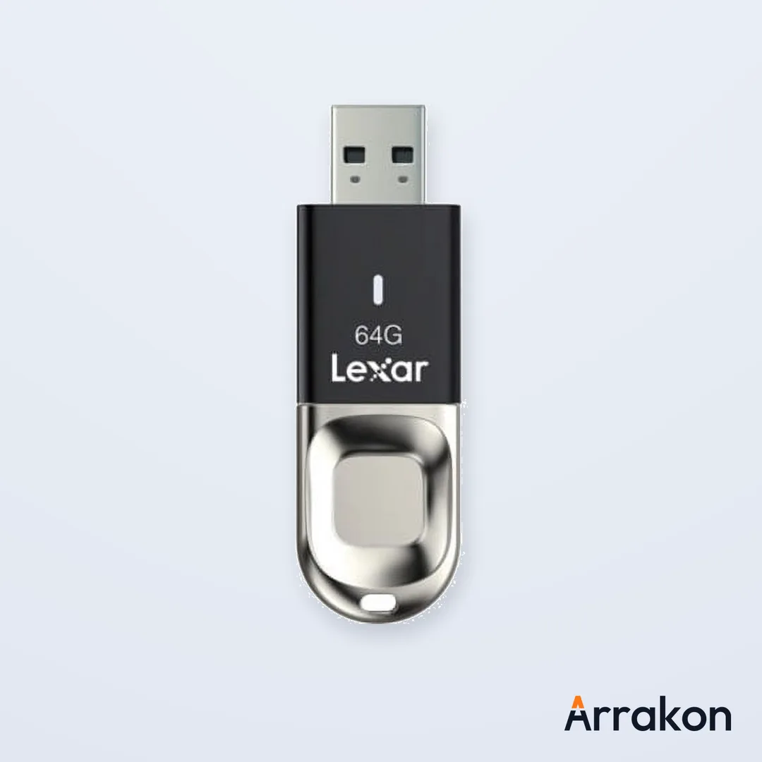 Lexar JumpDrive Fingerprint F35 64GB USB 3.0 Flash Drive