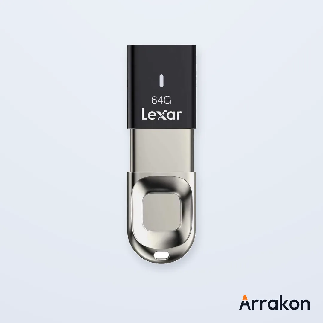 Lexar JumpDrive Fingerprint F35 64GB USB 3.0 Flash Drive