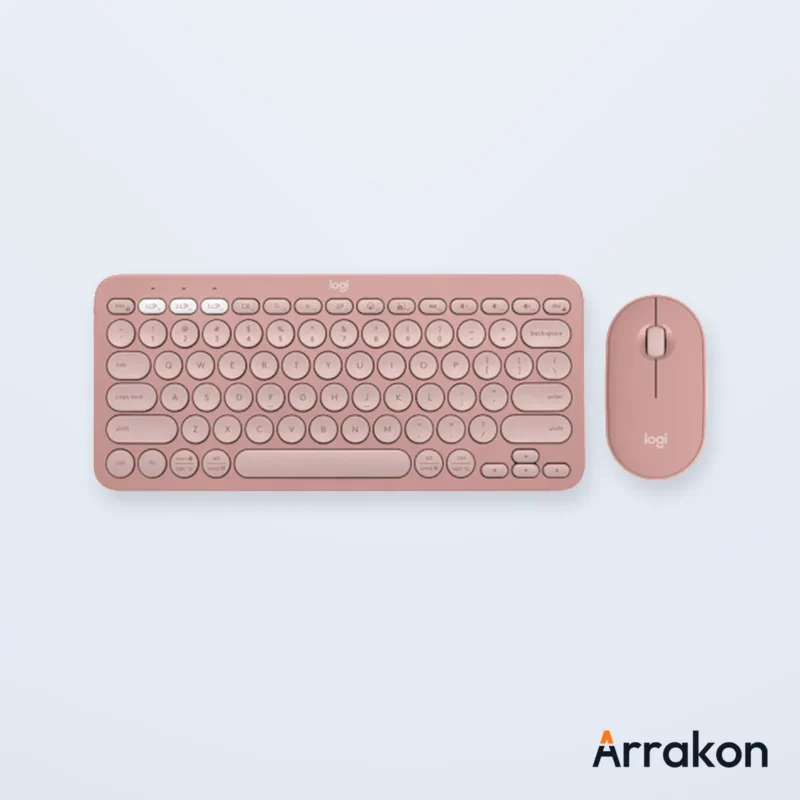 Logitech Pebble 2 Combo — Pebble Keys 2 K380s Multi-Device Bluetooth Keyboard + Pebble Mouse 2 M350s