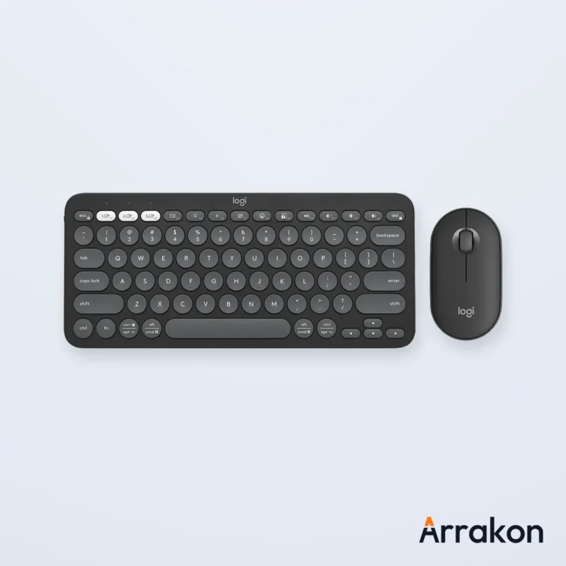 Logitech Pebble 2 Combo — Pebble Keys 2 K380s Multi-Device Bluetooth Keyboard + Pebble Mouse 2 M350s, view 2 of 17