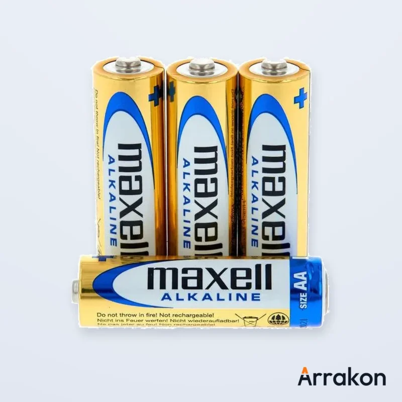 Maxell Alkaline AA/LR6 1.5V Battery (1 Pair / 2 Cells), view 3 of 11
