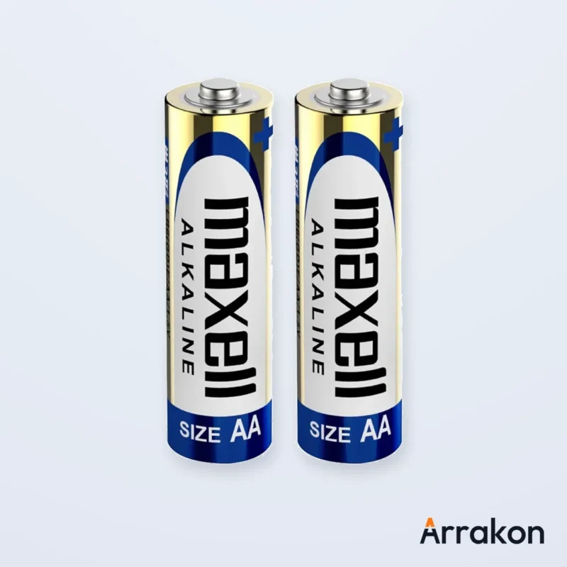 Maxell Alkaline AA/LR6 1.5V Battery (1 Pair / 2 Cells), view 7 of 11