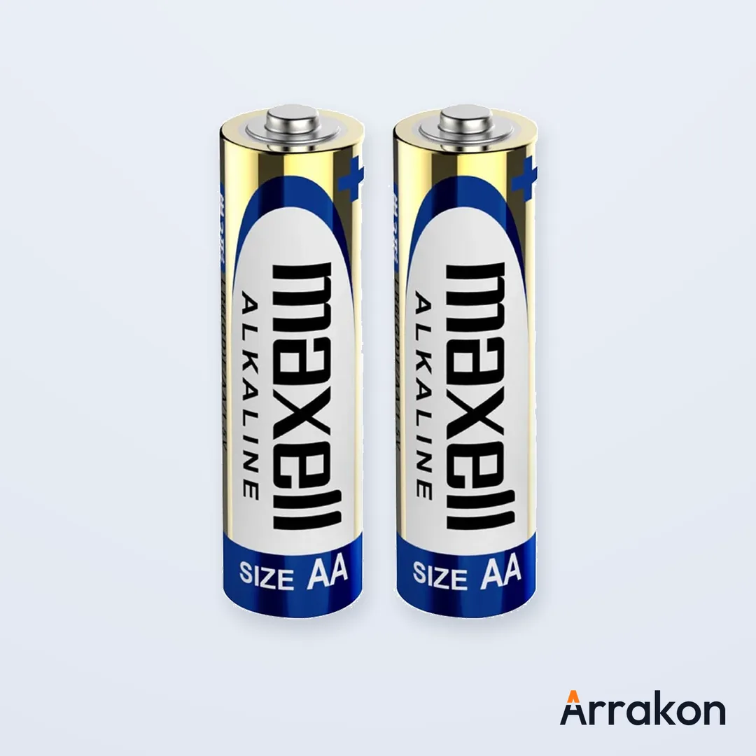 Maxell Alkaline AA/LR6 1.5V Battery (1 Pair / 2 Cells)