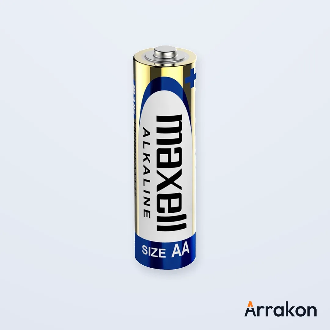 Maxell Alkaline AA/LR6 1.5V Battery (1 Pair / 2 Cells)
