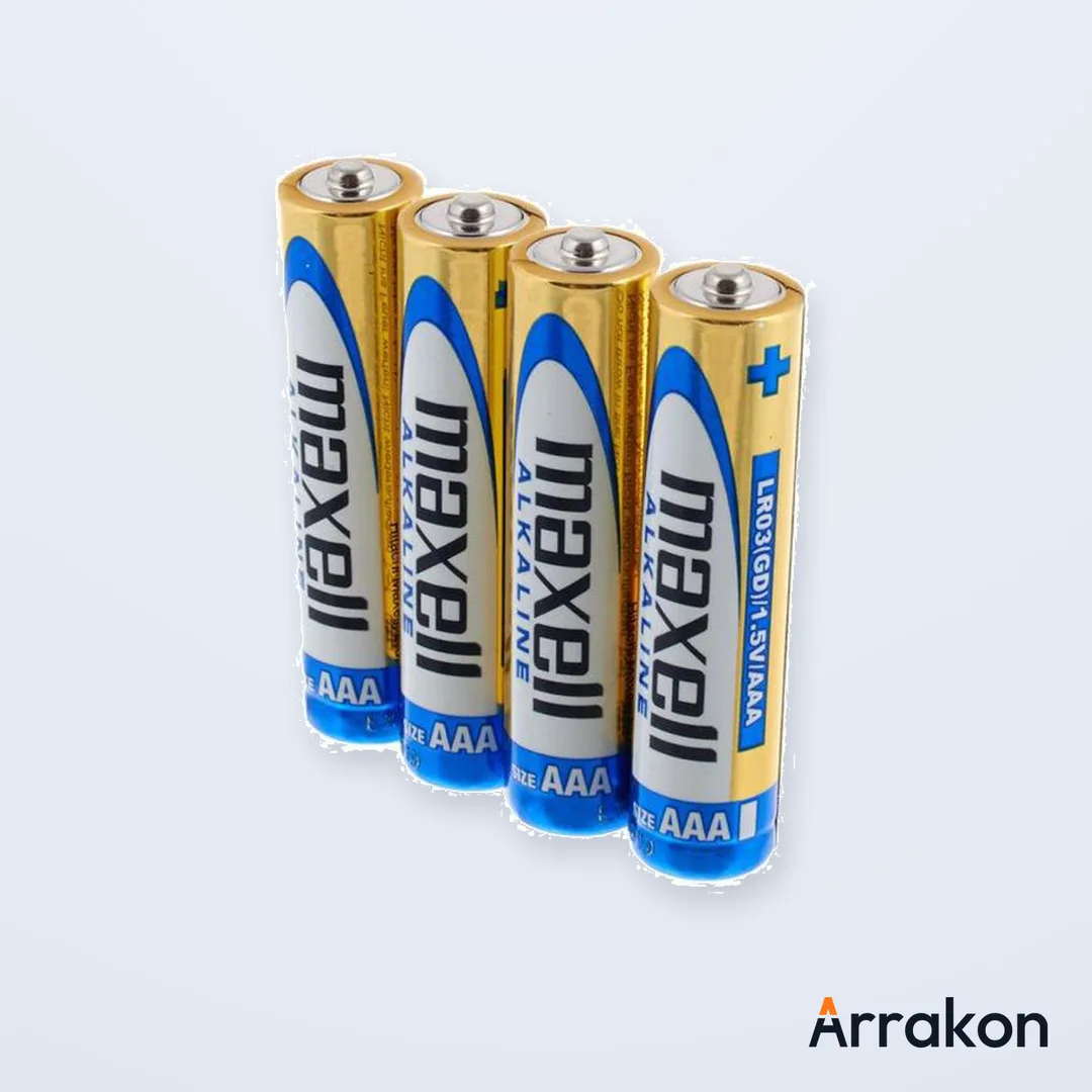 Maxell Alkaline AAA/LR03 1.5V Battery (1 Pair / 2 Cells)