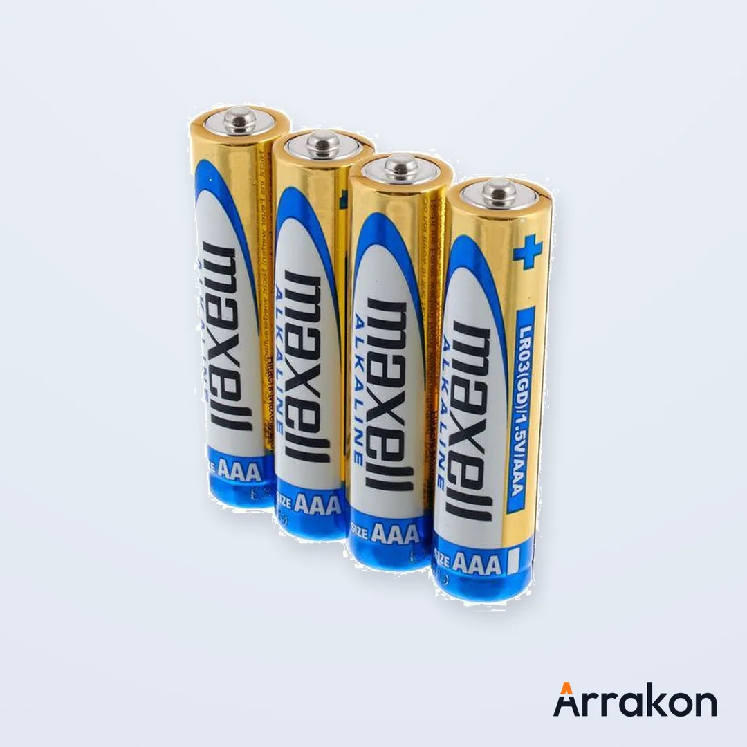 Maxell Alkaline AAA/LR03 1.5V Battery (1 Pair / 2 Cells)