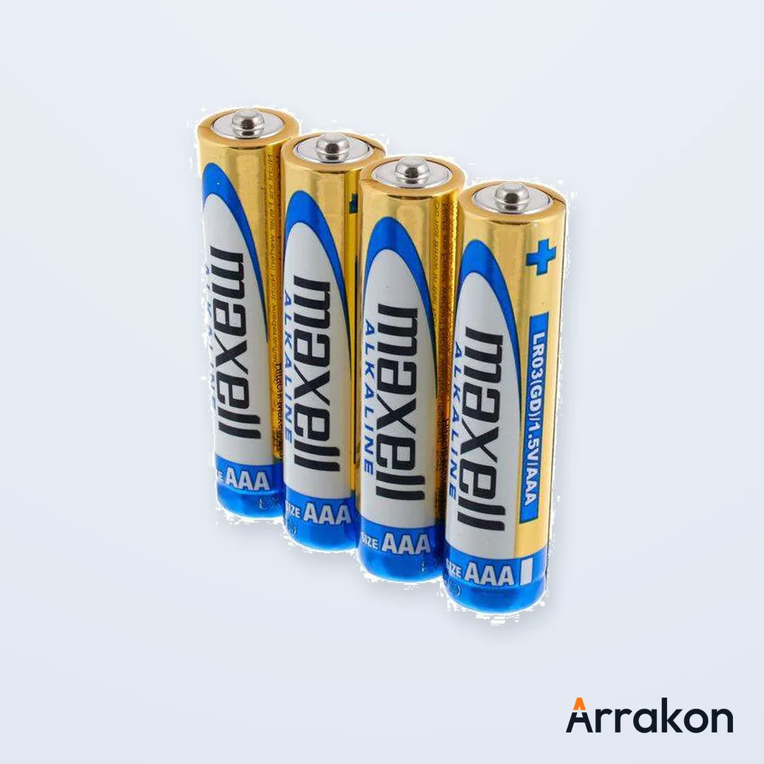 Maxell Alkaline AAA/LR03 1.5V Battery (1 Pair / 2 Cells)