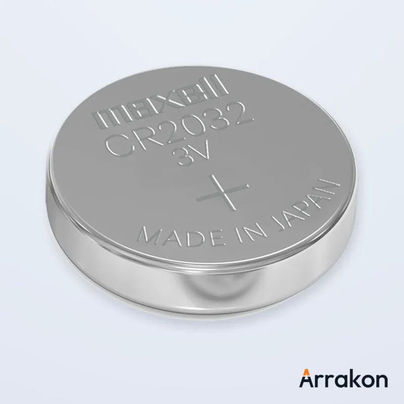 Maxell CR2032 3V Lithium Coin Cell Battery, view 2 of 4