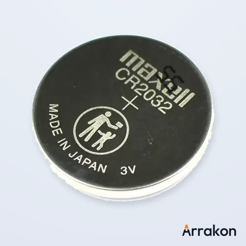 Maxell CR2032 3V Lithium Coin Cell Battery, view 3 of 4