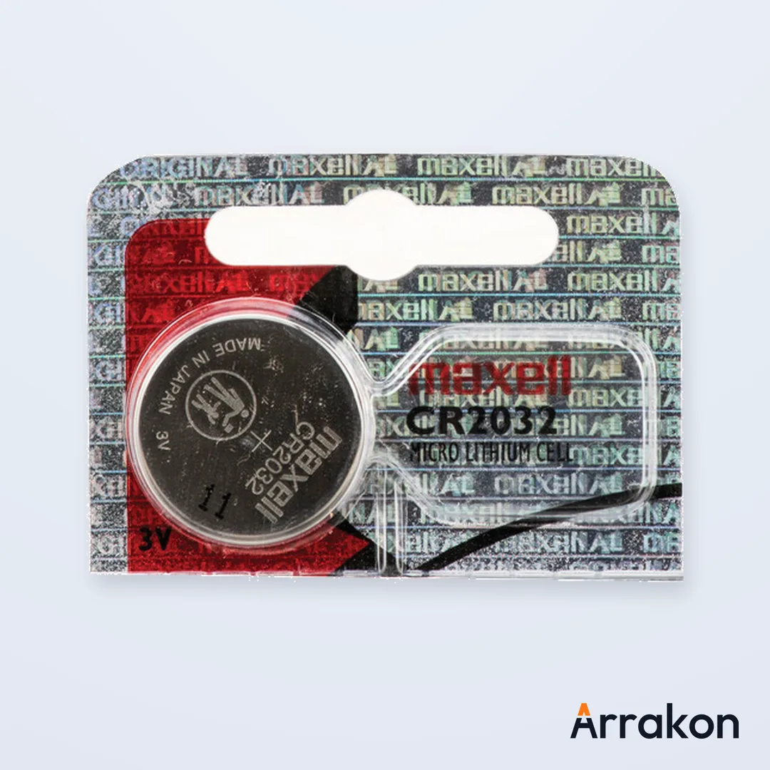 Maxell CR2032 3V Lithium Coin Cell Battery