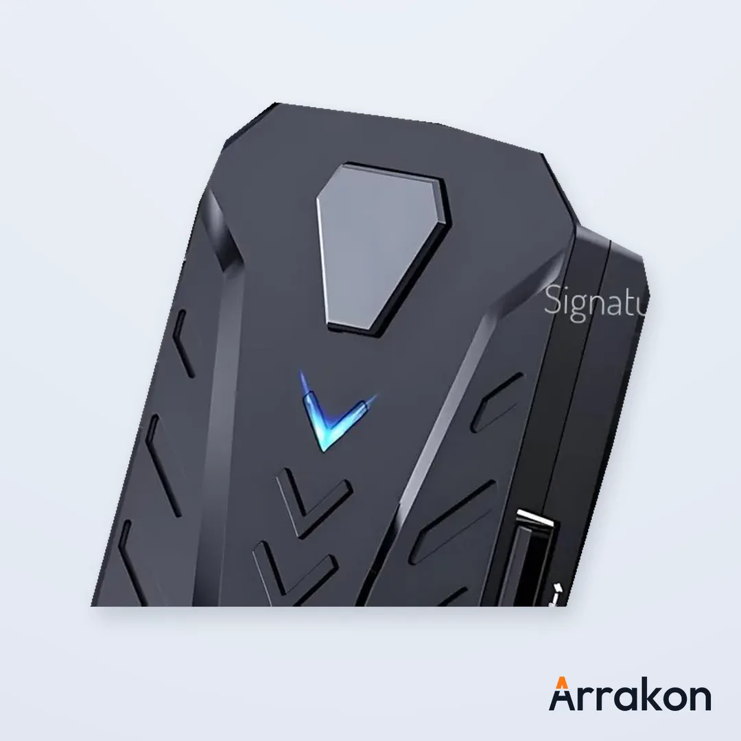 MK500 5-in-1 Mobile Gaming Combo (One-Handed Keyboard + Mouse + Bluetooth Converter + Phone Holder + USB Cable)