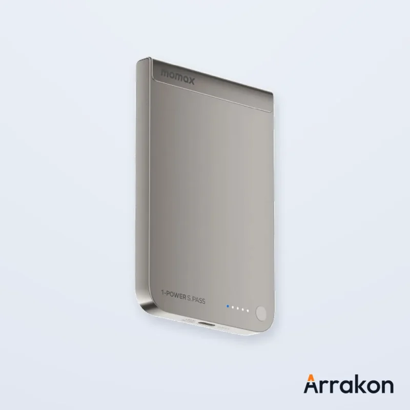 Momax 1-Power S.Pass 10000mAh Qi2 Magnetic Wireless Battery Pack, view 3 of 17