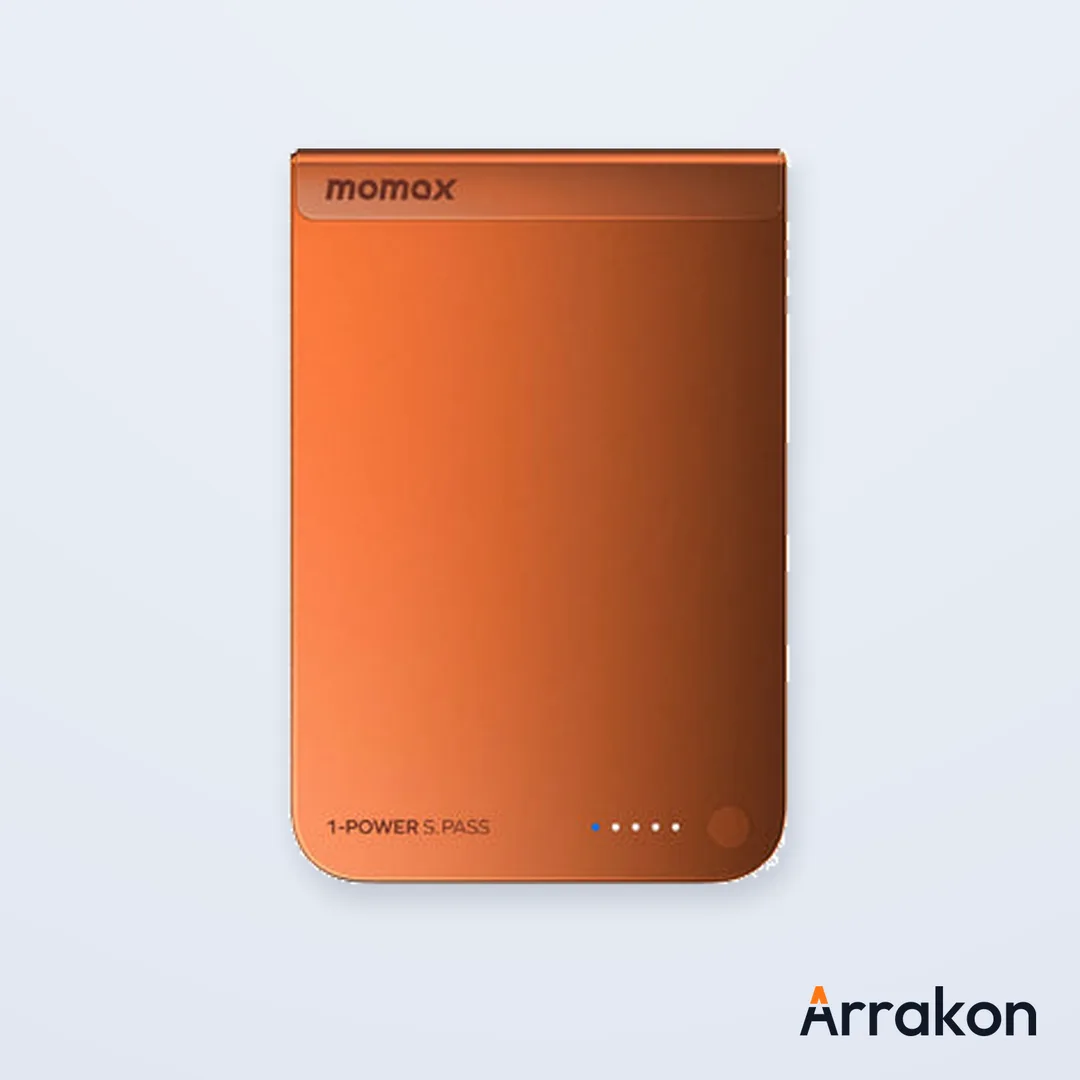 Momax 1-Power S.Pass 10000mAh Qi2 Magnetic Wireless Battery Pack