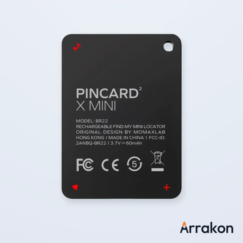 Momax PinCard² X Mini Rechargeable Find My Locator, view 2 of 23