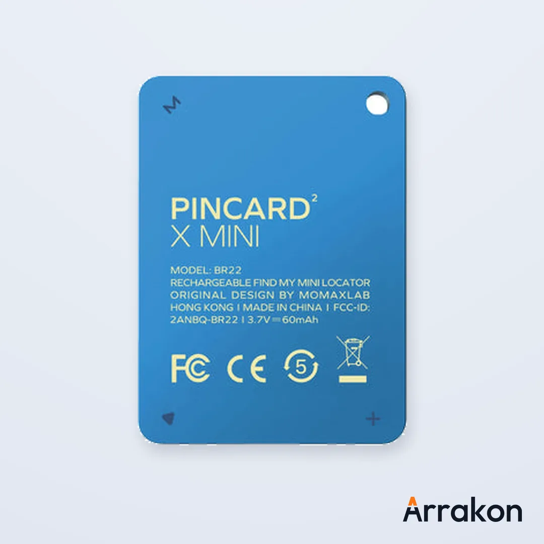Momax PinCard² X Mini Rechargeable Find My Locator