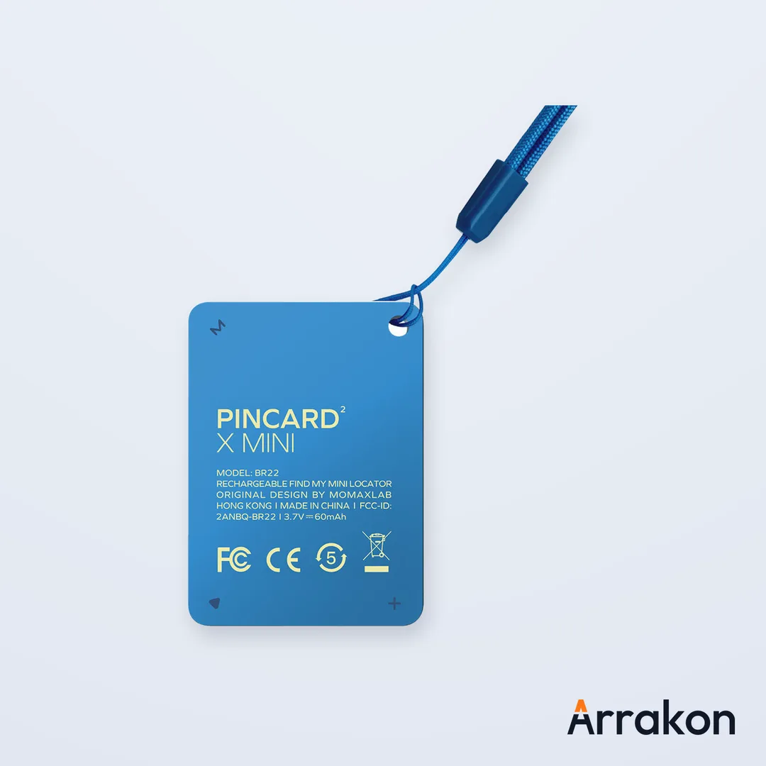 Momax PinCard² X Mini Rechargeable Find My Locator
