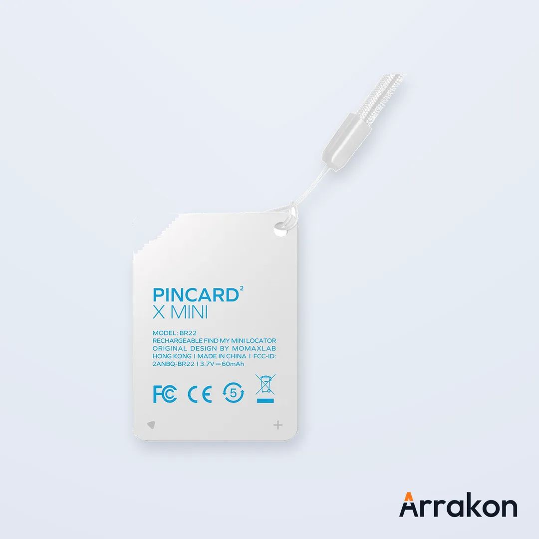 Momax PinCard² X Mini Rechargeable Find My Locator