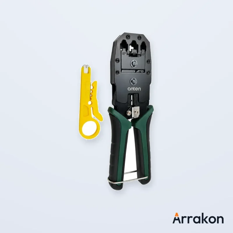 Onten OTN-E993 Professional RJ45/RJ11 Crimping & Stripping Tool, view 2 of 4