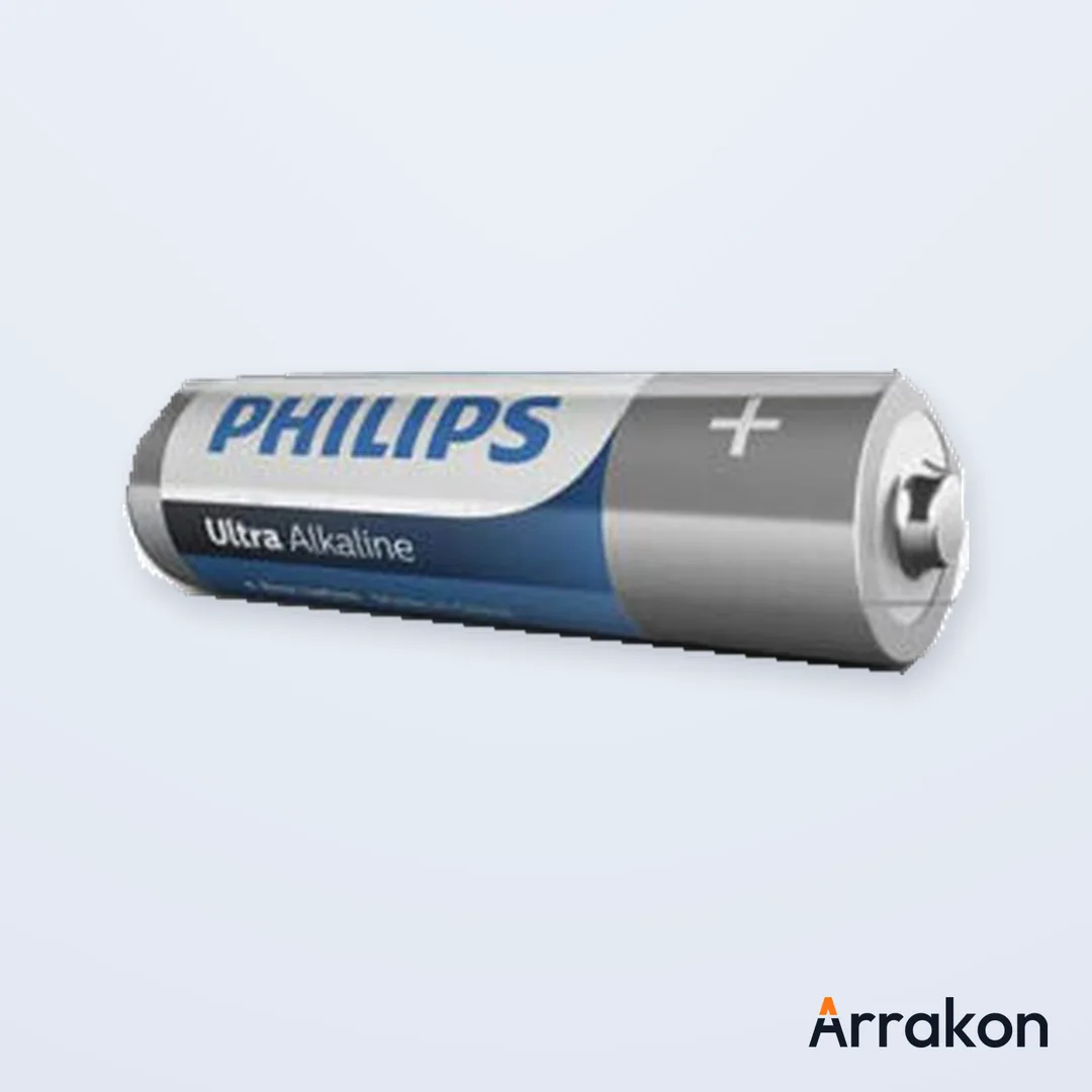 Philips Ultra Alkaline AA LR6 Battery, 2-Pack