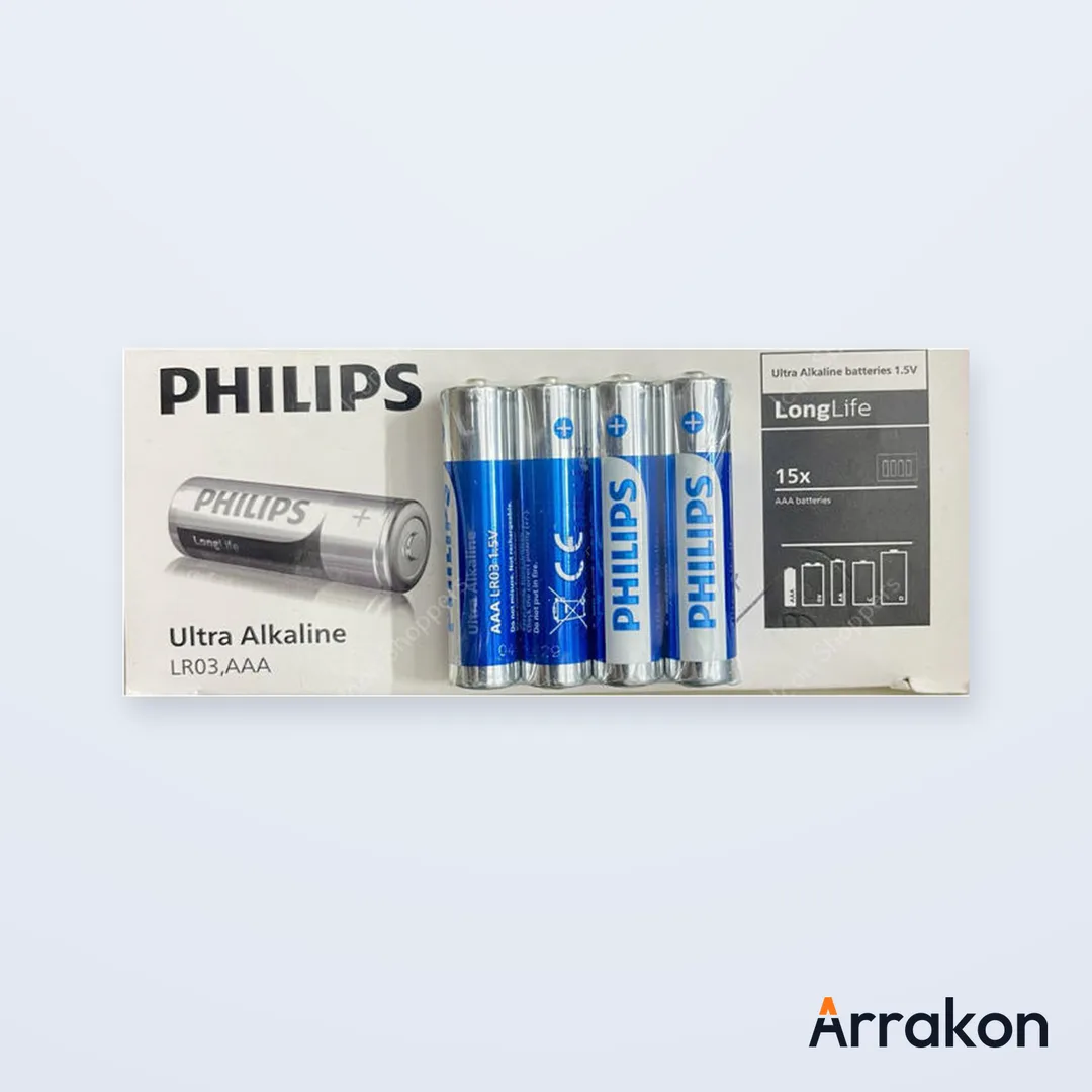 Philips Ultra Alkaline AAA LR03 Battery