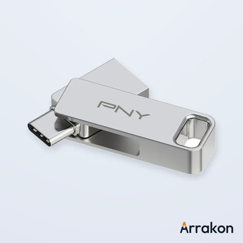 PNY DUO LINK 128GB USB 3.2 Type-C Dual Flash Drive, view 2 of 18