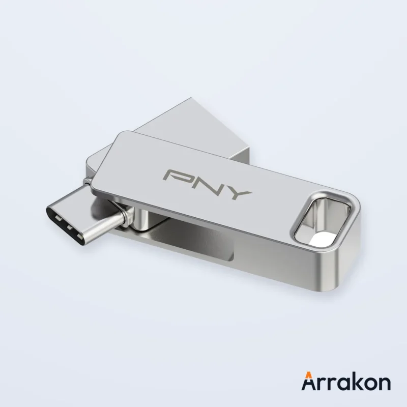 PNY DUO LINK 128GB USB 3.2 Type-C Dual Flash Drive, view 3 of 18