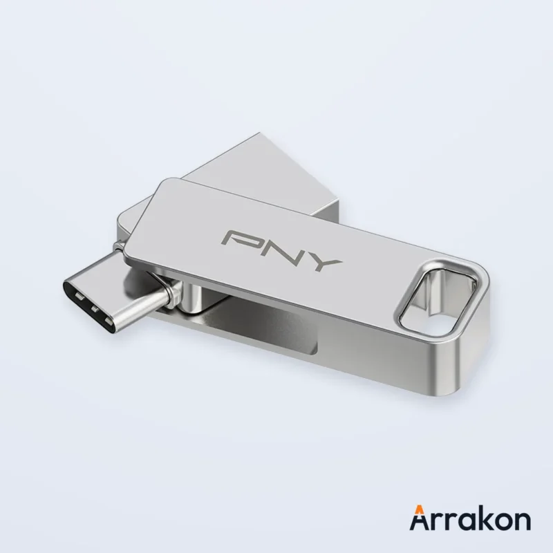 PNY DUO LINK 128GB USB 3.2 Type-C Dual Flash Drive, view 4 of 18