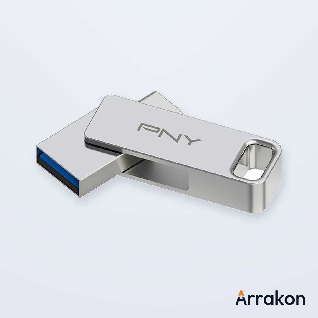 PNY DUO LINK 128GB USB 3.2 Type-C Dual Flash Drive