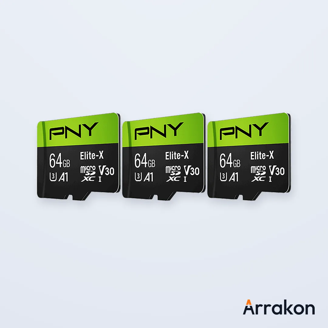 PNY Elite-X Class 10 U3 V30 microSDXC 64GB Memory Card