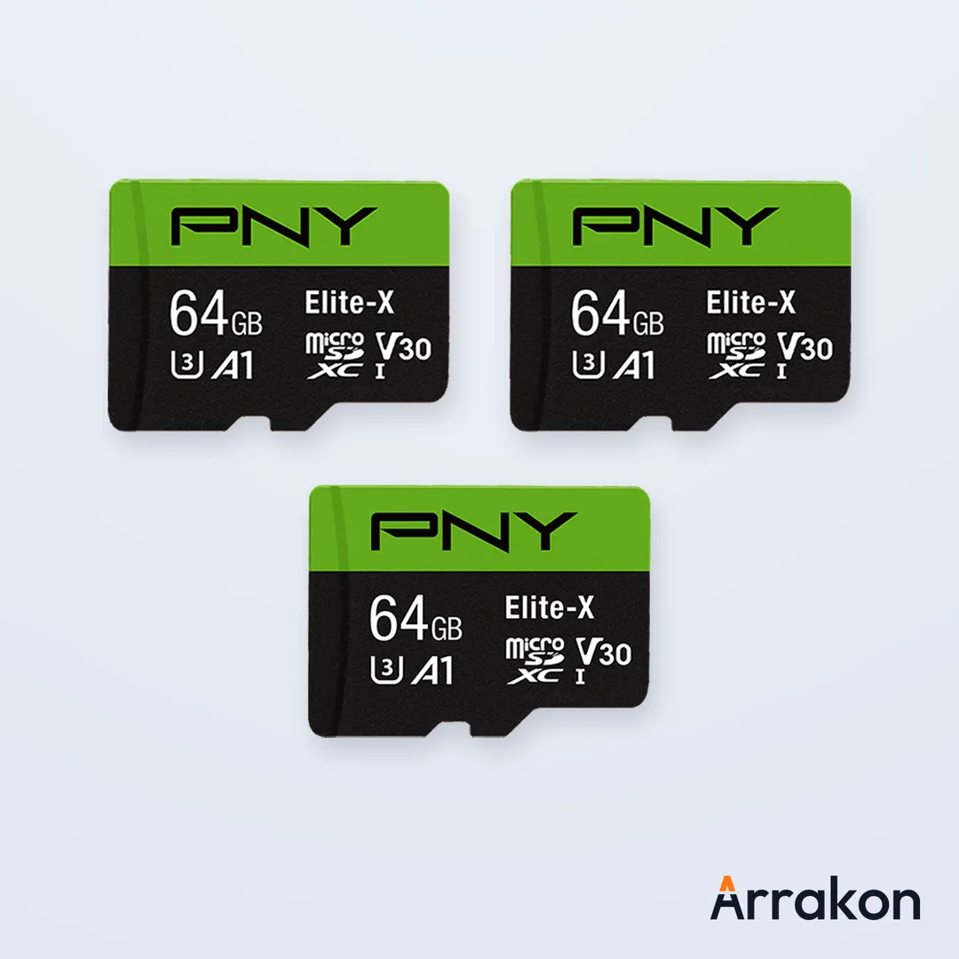 PNY Elite-X Class 10 U3 V30 microSDXC 64GB Memory Card