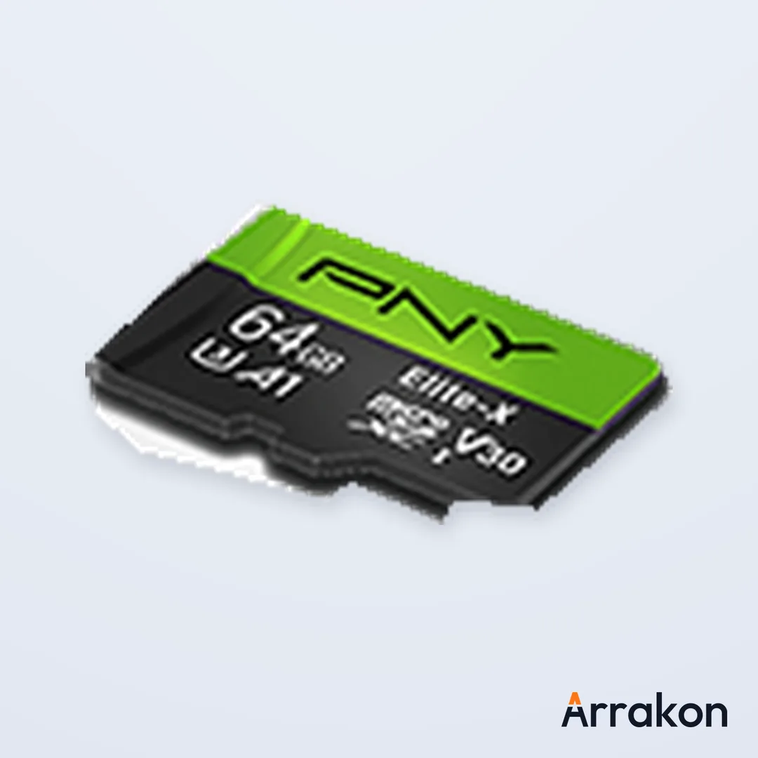 PNY Elite-X Class 10 U3 V30 microSDXC 64GB Memory Card