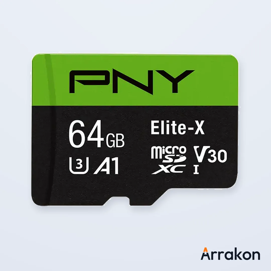 PNY Elite-X Class 10 U3 V30 microSDXC 64GB Memory Card