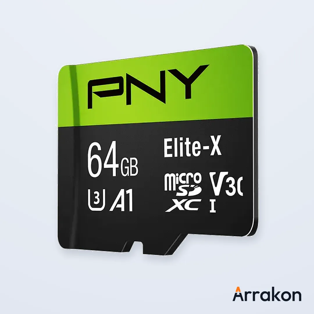 PNY Elite-X Class 10 U3 V30 microSDXC 64GB Memory Card